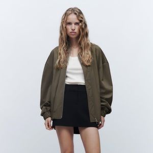 Zara oversized bomber limited edition